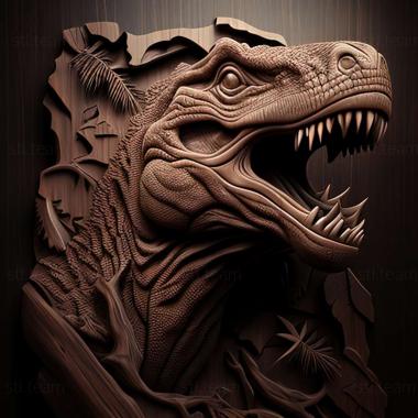 3D model Tyrannosaurus ex (STL)